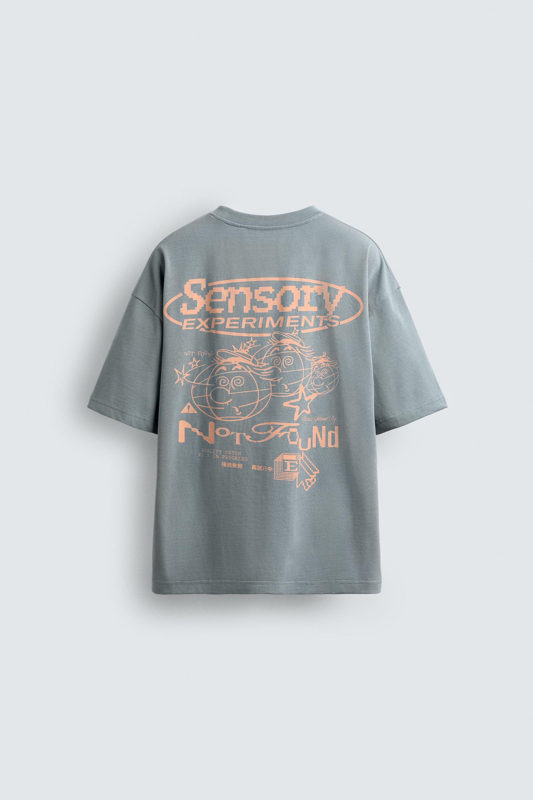WASHED PRINTED T-SHIRT
